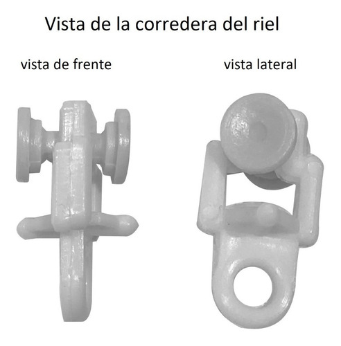 Imagen 5 de 9 de Riel Europeo Para Cortinas De 2,60 Mts Soul Mercadoenvios