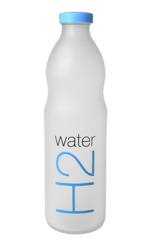 Botellas Vidrio 1 Litro Agua H2o Acqua Keepcalm Deco X3 Unid