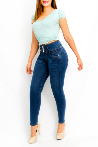 Jeans Dama Corte Colombiano Skinny Michaelo Jeans Ref6479
