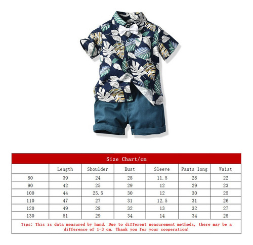 Conjunto Camisa Y Pantalón Corto Con Estampado Hawaiano Niño