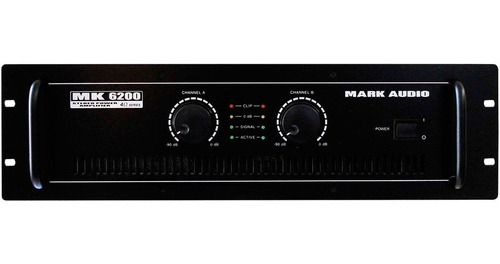Amplificador 1200w 4 Ohms Mk 6200 - Mark Audio
