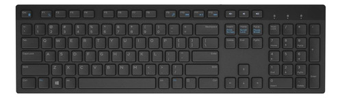 Teclado Dell Kb216 Inglés Internacional Negro Alambrico