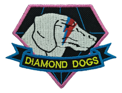 Metal Gear Solid - Parche Bordado - Diamond Dogs David Bowie