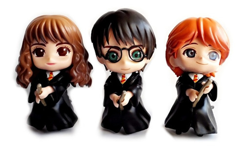 Muñecos Harry Potter Hermione Ron Gashapon Gryffindor Figura
