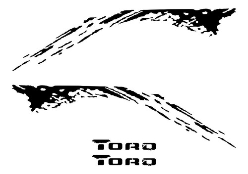 Kit Fiat Toro Adesivas Laterais Personalizada Tuning Tor45