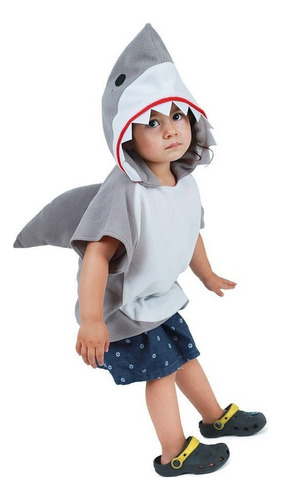 Disfraz De Tiburón Con Capucha For Halloween Animal Play