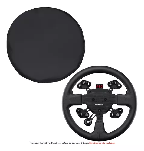 Capa Protetora para Volante Logitech Thrustmaster Fanatec Moza Racing  Simulador Gamer até 28cm de Diâmetro - Qualidade e Proteção em Capas