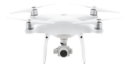 Drone DJI Phantom 4 Advanced+ com câmera C4K branco 1 bateria