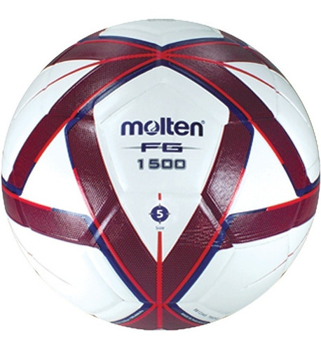 4 Pzas Balón Fútbol Molten Forza Laminado F5g1500 #5 Color Blanco Tamaño del balón 5