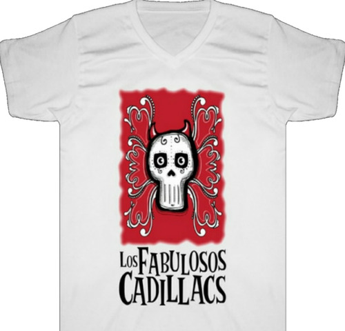 Camiseta Fabulosos Cadillacs Rock Metal Bca Urbanoz