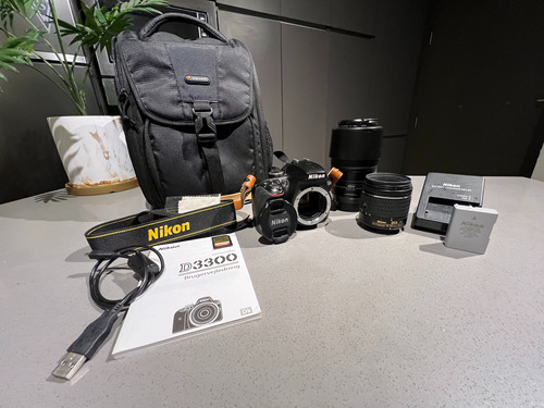  Nikon D3300 Dslr Color Negro