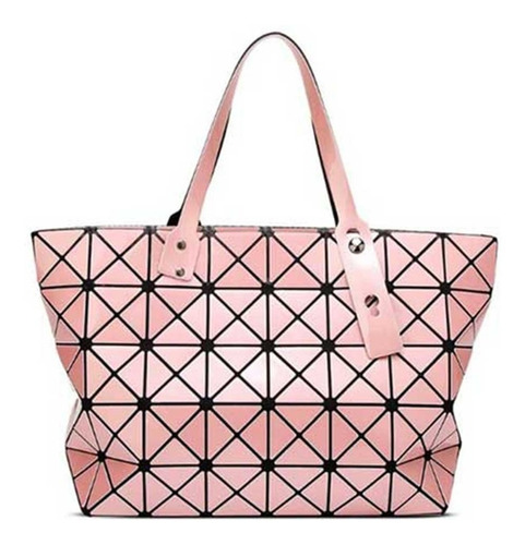 Bolsa Estilo Issey Miyake Bao Bao Geométrica Grande