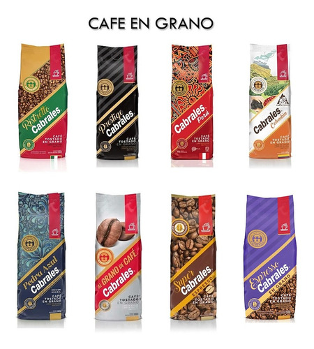 3 X Cafe Grano Tostado Cabrales Pedra Azul 1000g Expresso