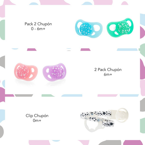 Chupón 0-6m Twistshake 2pz Azul Verde P