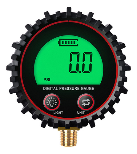 Manómetro De Gas Con Conector Inferior Npt De 1/8 Pulgadas Y
