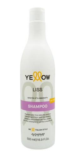 Alfaparf Yellow Liss Therapy Shampoo Cabello Alisado 500ml