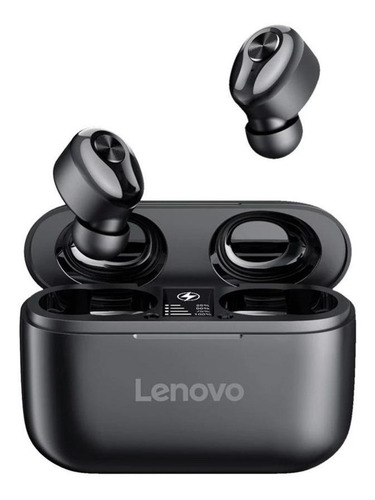 Imagen 2 de 2 de Audífonos in-ear inalámbricos Lenovo HT18 negro