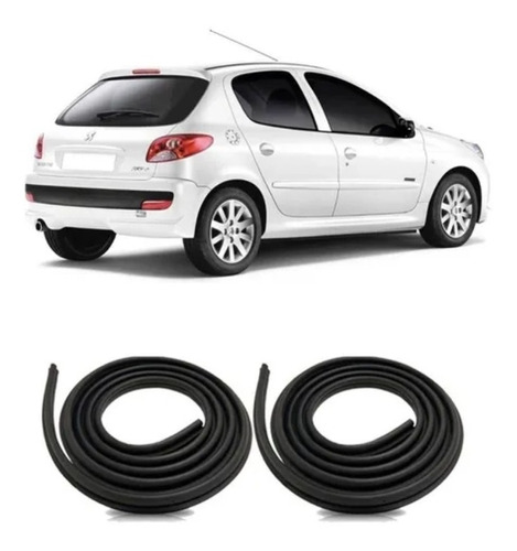 Kit Borrachas Portas Peugeot 206 206sw 207 4 Portas