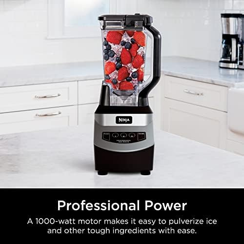 Ninja Nj601amz Professional Blender With 1000-watt Motor & 7