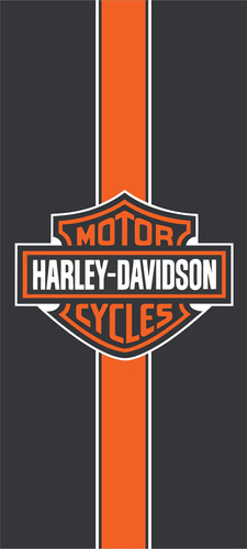 Alfombra Motos Harley Davidson Pvc Impresa 90x200cms Qpg