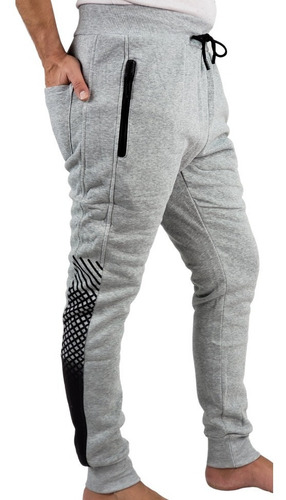 Imagen 1 de 7 de Pantalón Buzo Algodon Hombre. Jogger Slim Fit. Mu