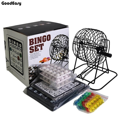 Bingo Juego Set Kit Juguete Mesa Metalico