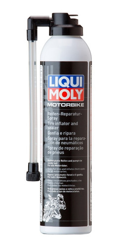 Spray Repara Pinchazos Neumaticos Motos Liqui Moly 300ml