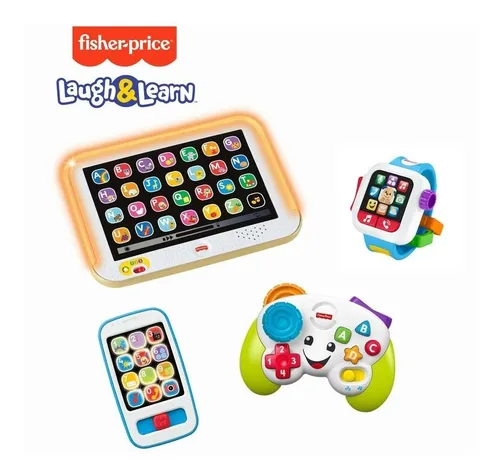 Set Tecnol gico Beb Fisher Price Tablet Celular Reloj Msi