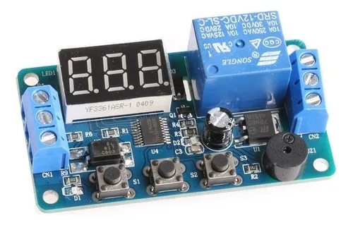Modulo Timer Temporizador Programable 4 Configuraciones,12v