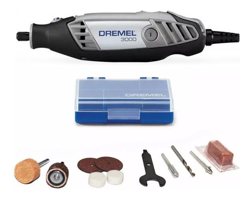 Minitorno Dremel 130w Serie 3000 10 Accesorios Mini Torno