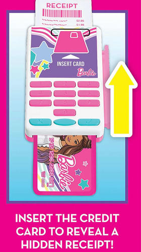 Barbie Play Caja Registradora De Efectivo Grande, Multicolor