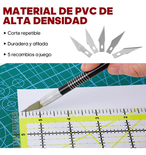 Conjunto De Corte Rotativo,cortador Tela Con Tapete Corte