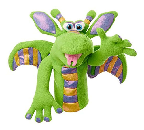 Melissa And Doug Dragon Puppet Con Caña De Madera