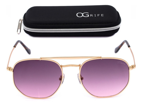 Oculos Ogrife Solar Feminino Og 1469-c Proteção Uv Original