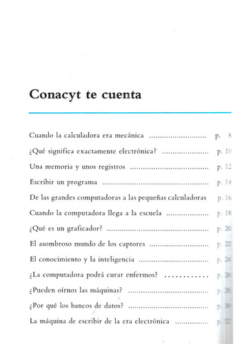 Conacyt Te Cuenta Las Computadoras Y Los Robots / A. Ducrocq (Usado)