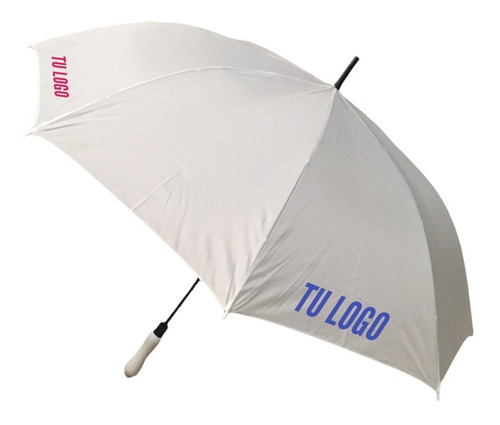 Paraguas Automático Mango Soft Con Tu Logo 10 Unidades