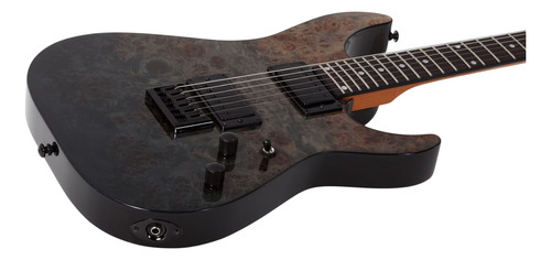 Guitarra Schecter C-1 Standard Black Fade Burst Burl
