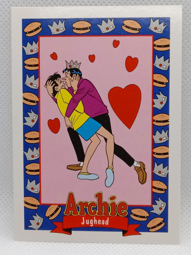 Estampa Tarjeta Archie Año 1992 # 40  Lip Service , Skybox