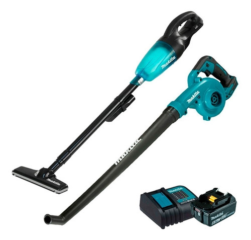 Kit Limpeza Aspirador+soprador 18v 1bat 6ah Dc18sd Makita