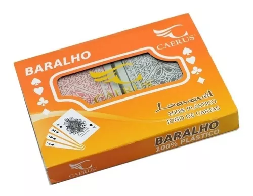 Jogo Baralho Estojo Duplo Plastico - Art Game