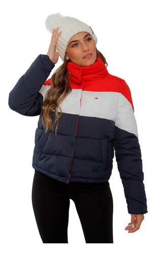 Campera De Mujer Ane Montagne Abrigo Simil Pluma Cts