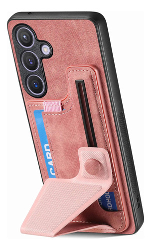 Funda De Cuero Con Ranura For Tarjetas Y Soporte For Billetera For Samsung Galaxy