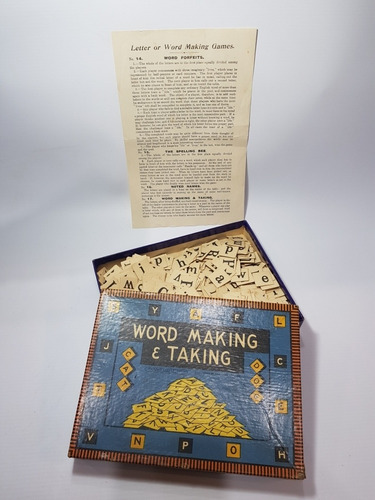 Imagen 2 de 7 de Antiguo Juego Mesa Word Making & Taking Inglaterra Mag 56506