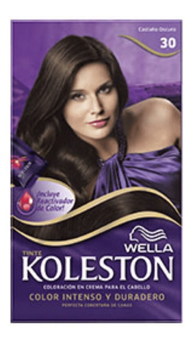 Tintura Wella Koleston Tono Castaño Oscuro 30 Wella Koleston