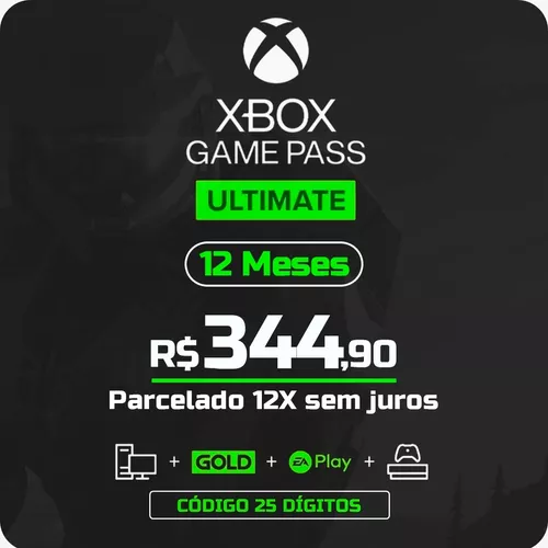 Mineiro Games - Game Pass Ultimate 12 Meses + 1 Mês Grátis, para