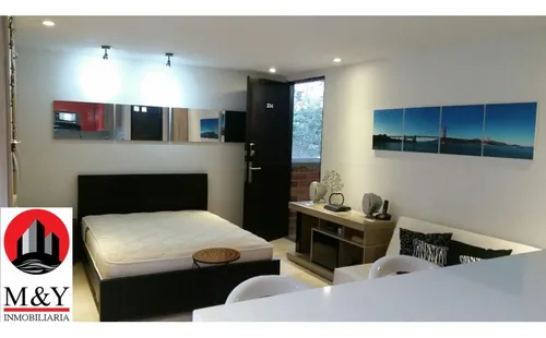 Aparta Estudio Amoblado Por Noche O Por Mes En Envigado-frontera.