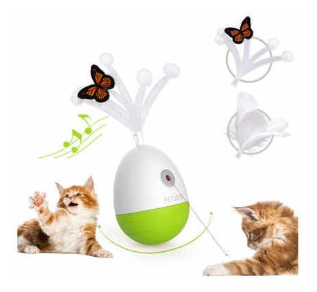 Juguete Interactivo Para Gatos Gigwi Laser Tumbler Pet Toy
