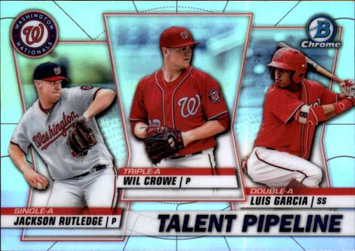 2020 Bowman Chrome Talent Pipeline Trios Tp-was Wil Rutledge