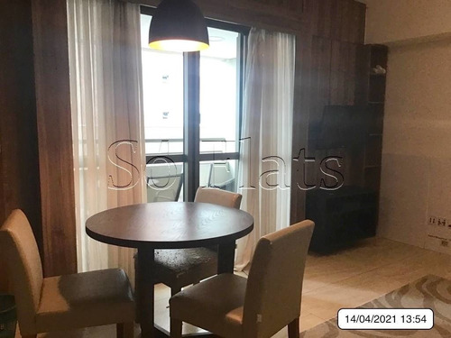Imagem 3 de 15 de Flat Alto Padrão No Brooklin Com 02 Dorms - Sf34307