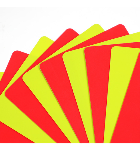 Juego De Tarjetas De Árbitro Deportivo, 10 Unidades, Color R